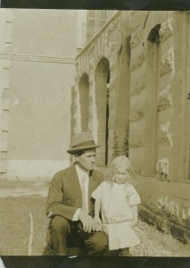 Elizabeth and her father Rev JP Lancaster