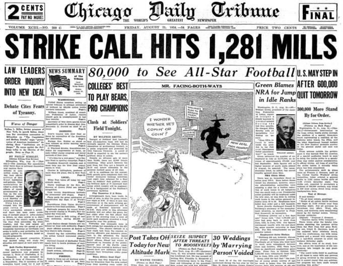 Chicago Daily Tribune Aug 31, 1934