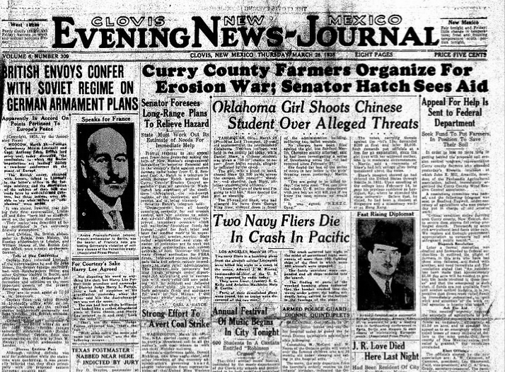 Clovis News Journal Clovis, NM March 28, 1935