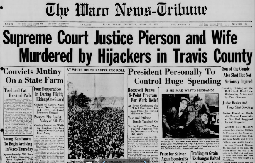 The Waco News Tribune Waco, TX April 25, 1935