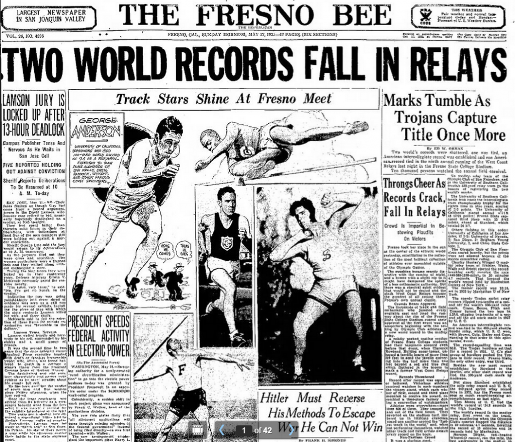 The Fresno Bee  Fresno, CA  May 12, 1935