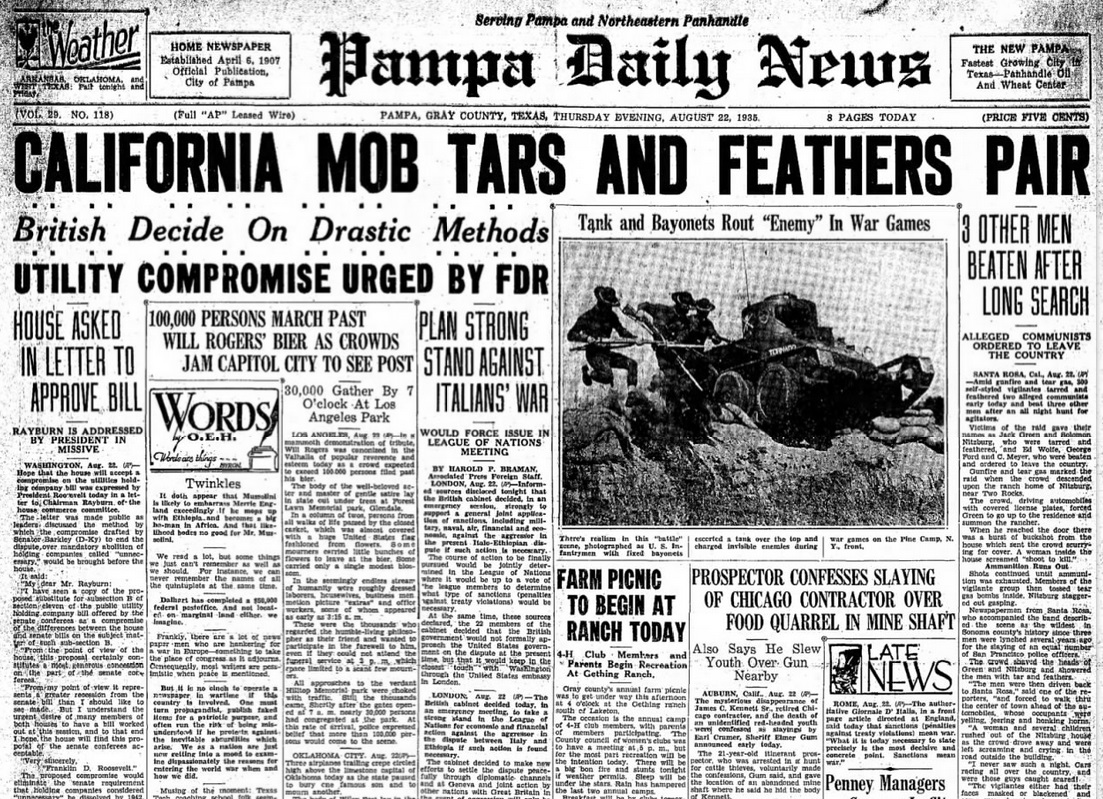 Pampa Daily News Aug 22, 1935
