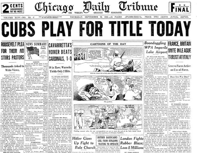 Chicago Daily Tribune Sept 26, 1935