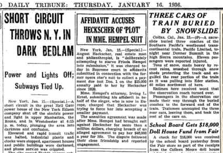 Chicago Daily Tribune Jan 16, 1936 pg 8