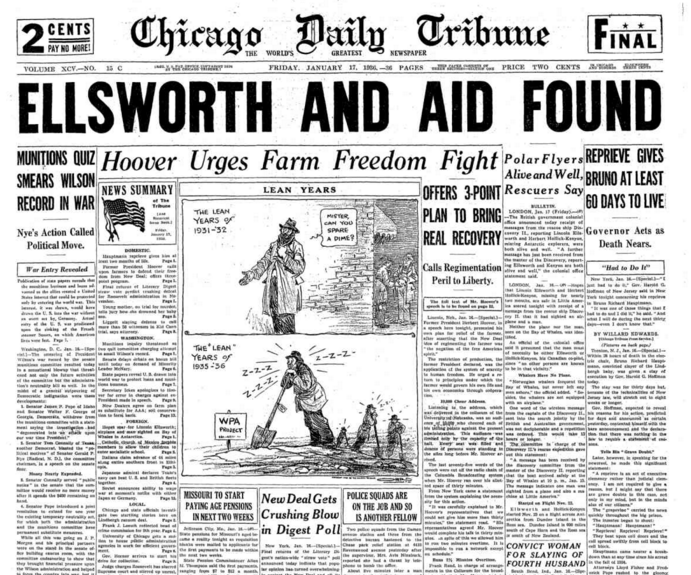 Chicago Daily Tribune Jan 17, 1936