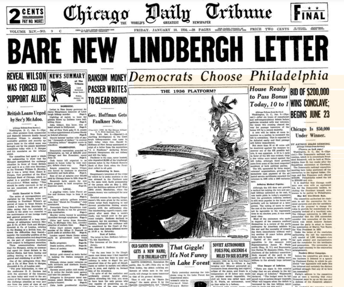 Chicago Daily Tribune Jan 10, 1936