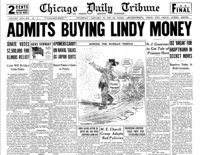Chicago Daily Tribune Jan 16, 1936