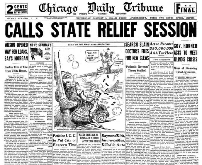 Chicago Daily Tribune Jan 8, 1936