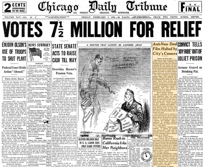Chicago Daily Tribune Feb 7, 1936