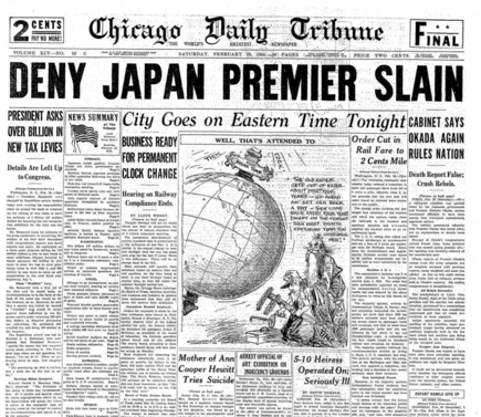 Chicago Daily Tribune Feb 29, 1936