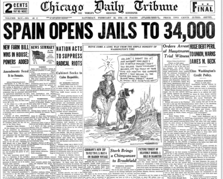 Chicago Daily Tribune Feb 22, 1936
