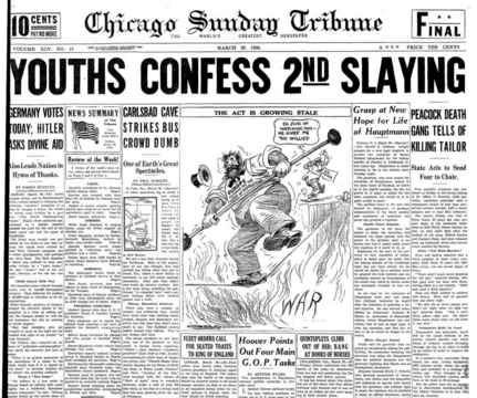 Chicago Sunday Tribune March 29, 1936