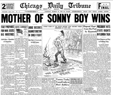 Chicago Daily Tribune March 24, 1936