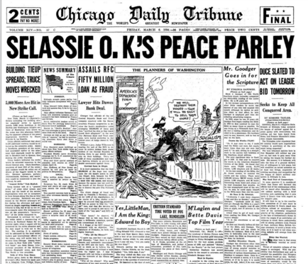 Chicago Daily Tribune March 6, 1936