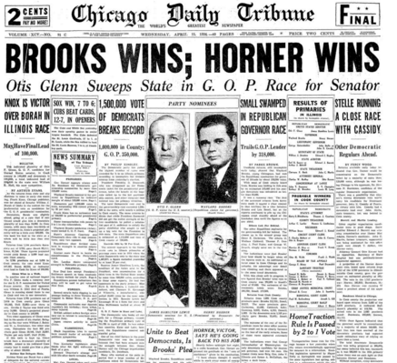 Chicago Daily Tribune April 15, 1936