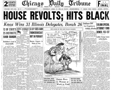Chicago Daily Tribune April 16, 1936