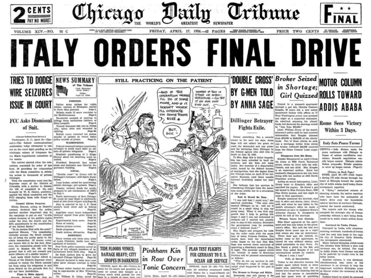 Chicago Daily Tribune April 17, 1936