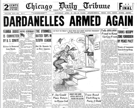 Chicago Daily Tribune April 18, 1936