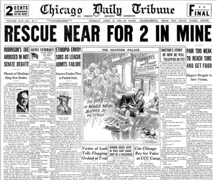 Chicago Daily Tribune April 21, 1936