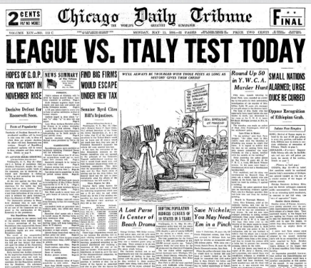 Chicago Daily Tribune May 11, 1936