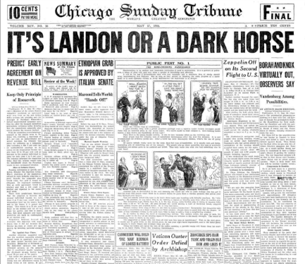 Chicago Sunday Tribune May 17, 1936