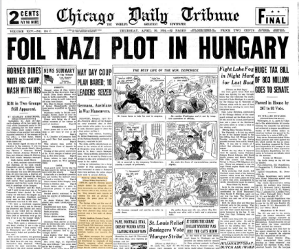 Chicago Daily Tribune April 30, 1936 