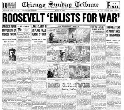 Chicago Sunday Tribune June 28, 1936