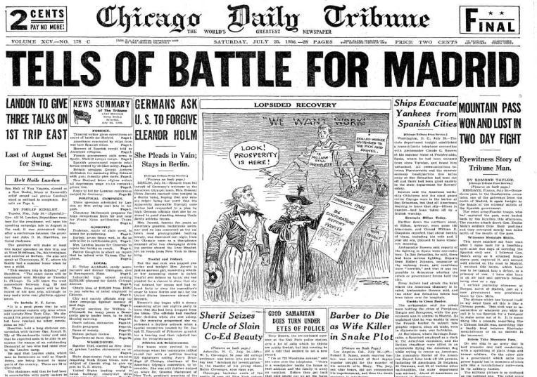 Chicago Daily Tribune July 25, 1936