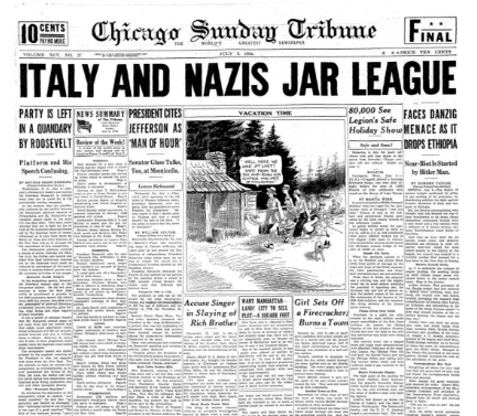Chicago Daily Tribune July 5, 1936