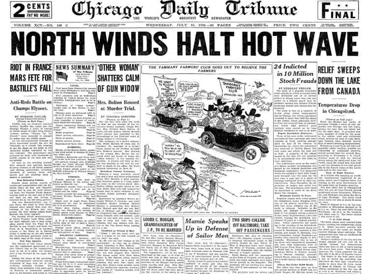 Chicago Daily Tribune July 15, 1936