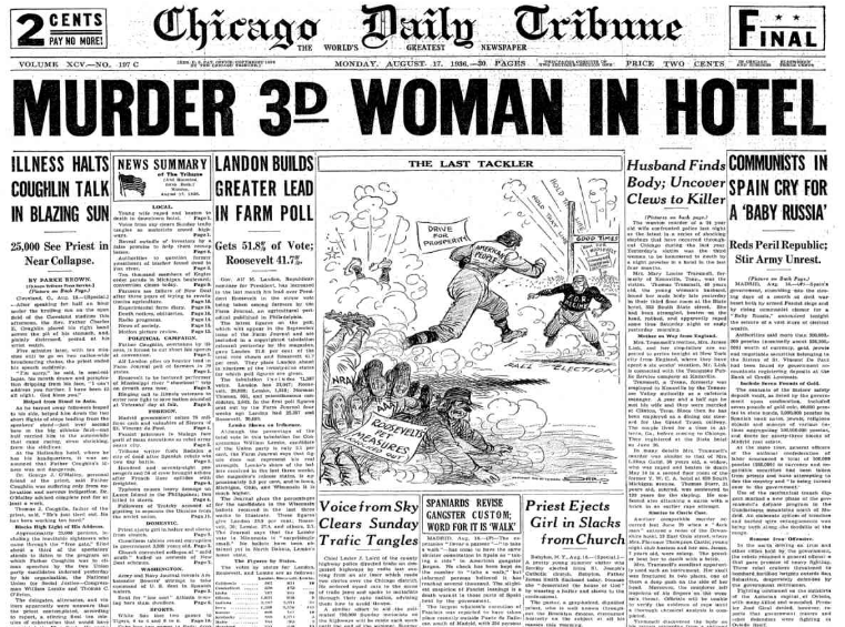 Chicago Daily Tribune August 17, 1936