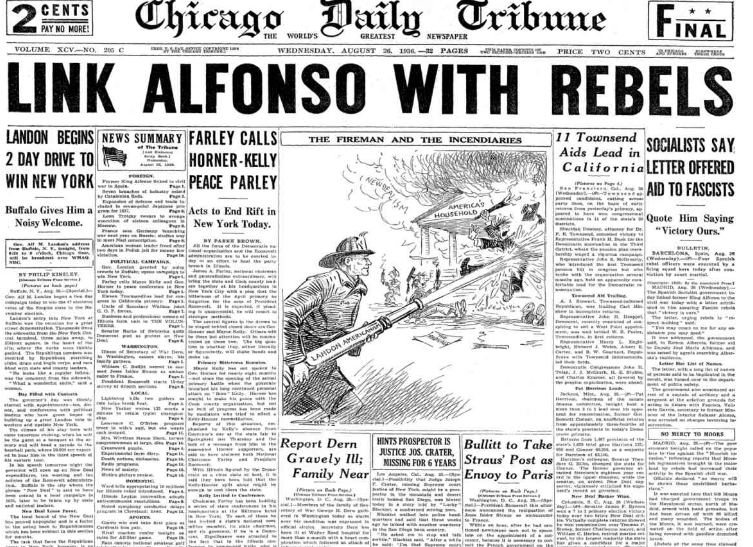 Chicago Daily Tribune August 26, 1936