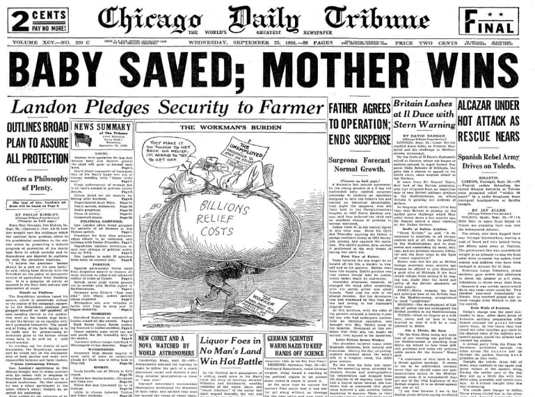Chicago Daily Tribune Sept 23, 1936