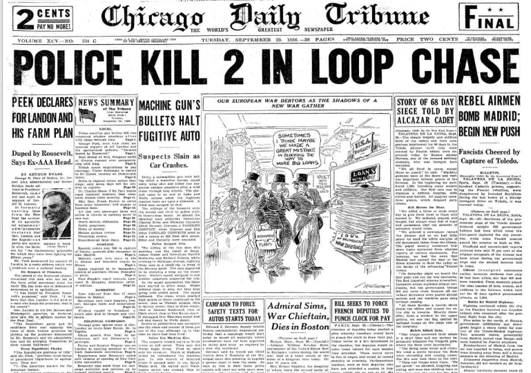 Chicago Daily Tribune Sept 29, 1936