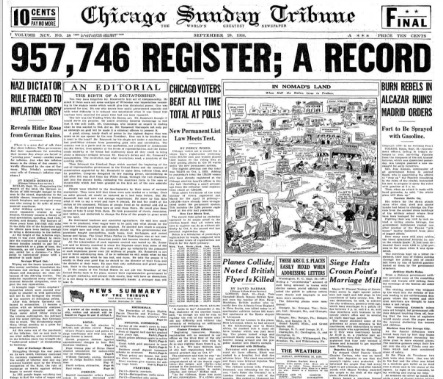 Chicago Daily Tribune Sept 20, 1936