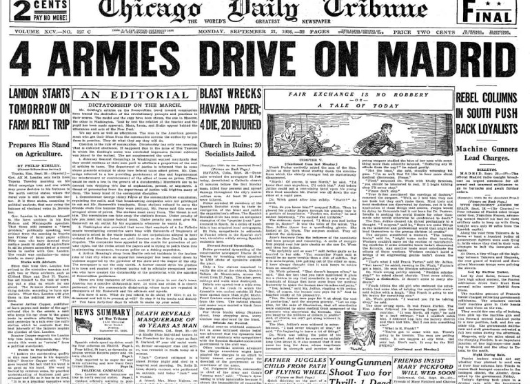 Chicago Daily Tribune Sept 21, 1936