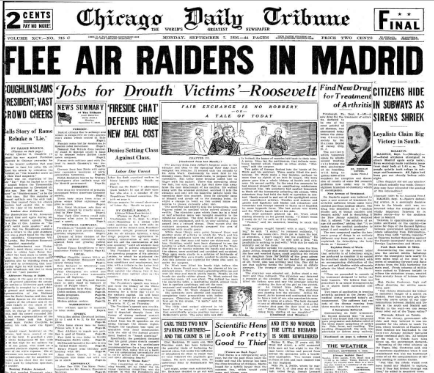 Chicago Sunday Tribune Sept 7, 1936