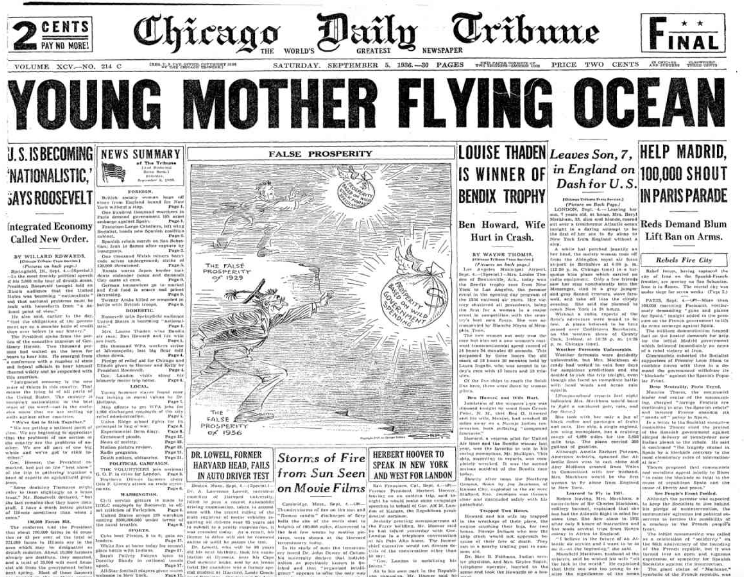 Chicago Daily Tribune Sept 5, 1936