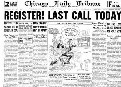 Chicago Daily Tribune October 6, 1936