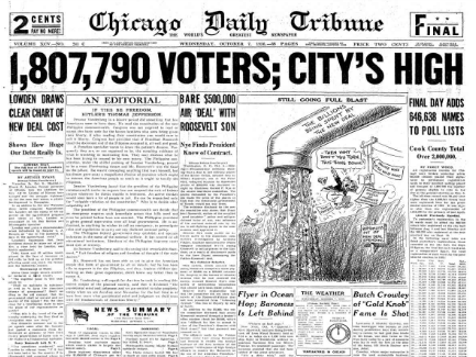 Chicago Daily Tribune October 7, 1936