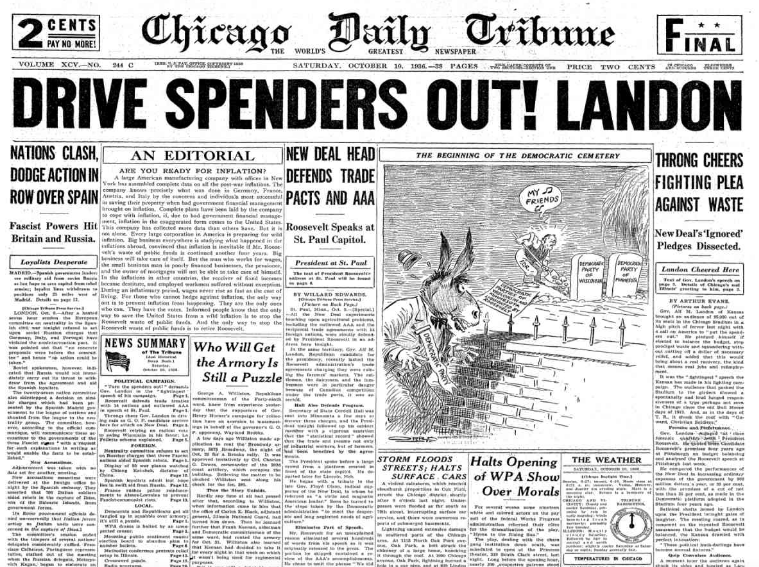 Chicago Daily Tribune October 10, 1936