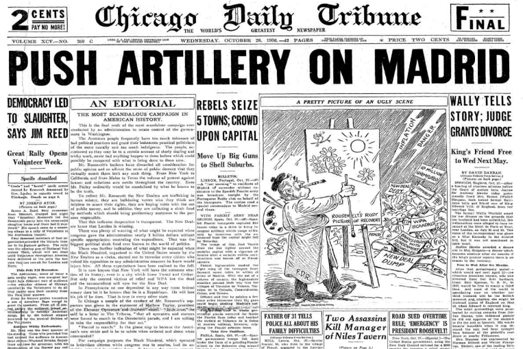 Chicago Daily Tribune October 28, 1936