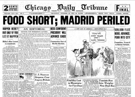 Chicago Daily Tribune October 29, 1936