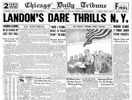 Chicago Daily Tribune October 30, 1936