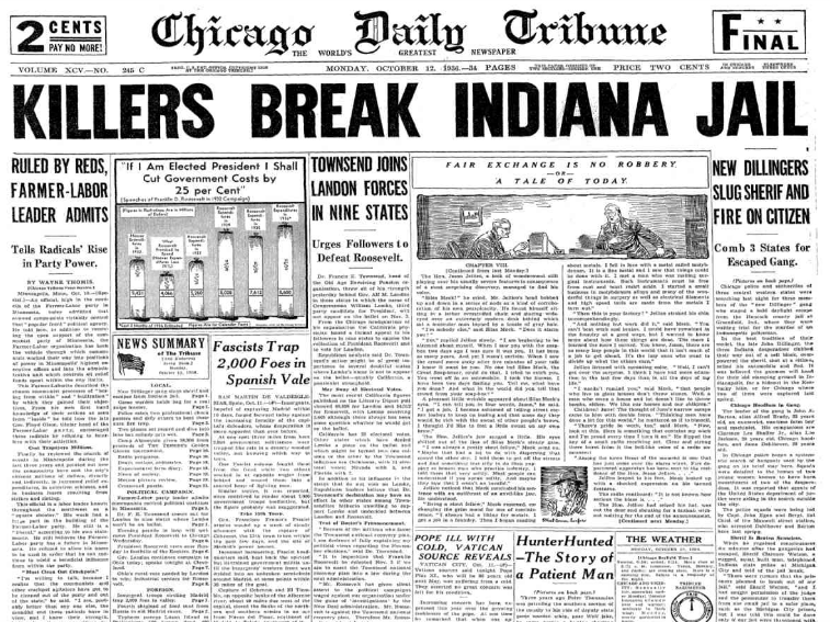 Chicago Daily Tribune October 12, 1936
