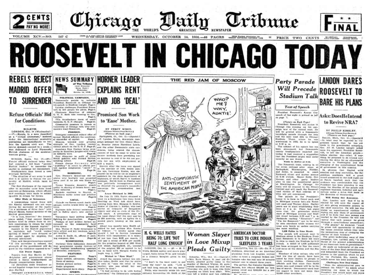 Chicago Daily Tribune October 14, 1936