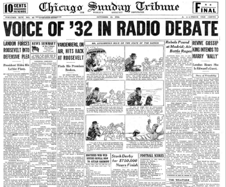 Chicago Sunday Tribune October 18, 1936
