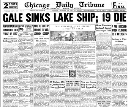 Chicago Daily Tribune October 19, 1936