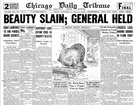 Chicago Daily Tribune November 13, 1936