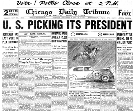 Chicago Daily Tribune November 3, 1936